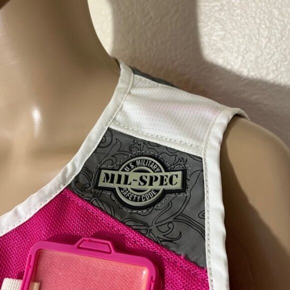 Icon Motorsports Mil Spec Womens Pink Military Vest M-L - Picture 2 of 8